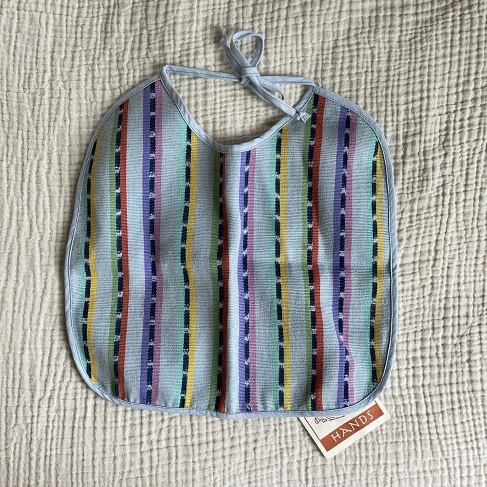 Mayan Hands‎ woven baby bib NWT from Guatemala
